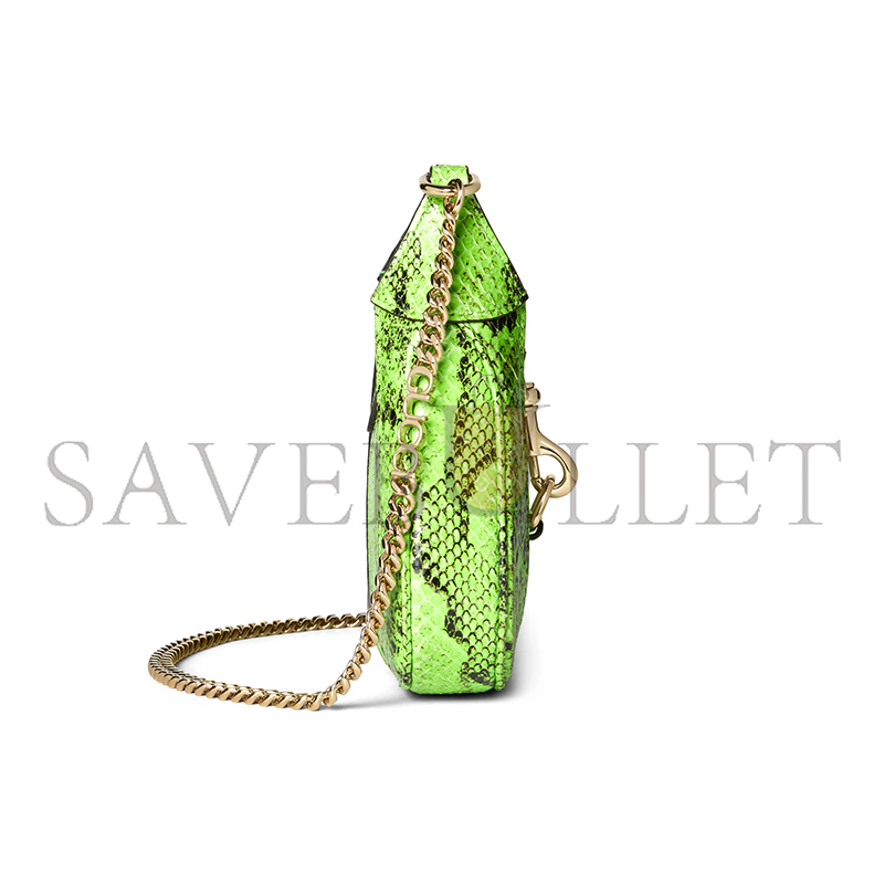 GUCCI JACKIE NOTTE PYTHON MINI BAG 782889 (19.5*18*3.5cm)